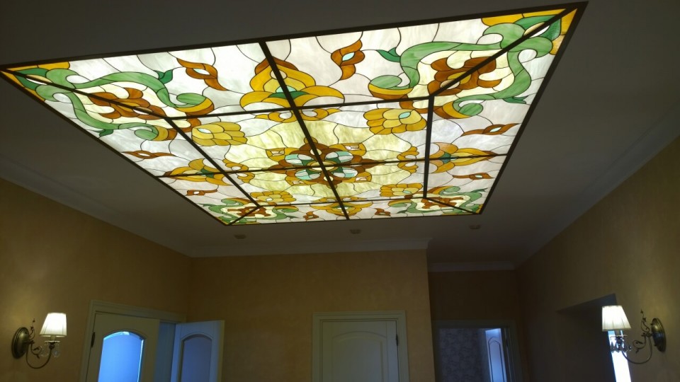 Заказать световой потолок с фотопечатью в г. Неман